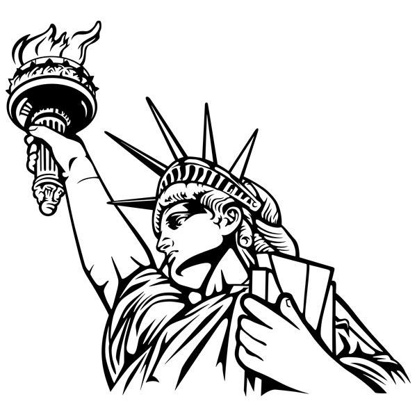 Wandtattoos: Statue of Liberty 2