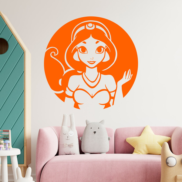 Kinderzimmer Wandtattoo: Aladdin, Princesa Jasmine