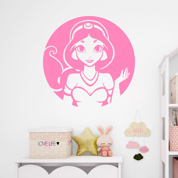 Kinderzimmer Wandtattoo: Aladdin, Princesa Jasmine