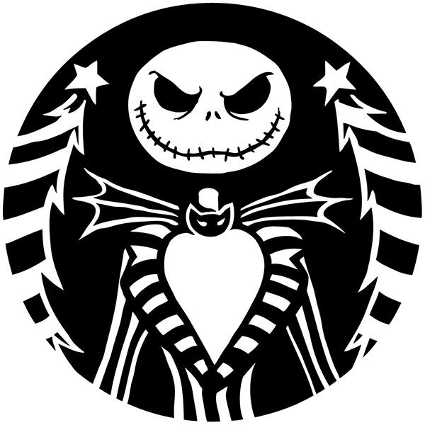 Kinderzimmer Wandtattoo: Jack Skellington