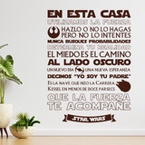 Wandtattoos: En esta Casa - Star Wars 3