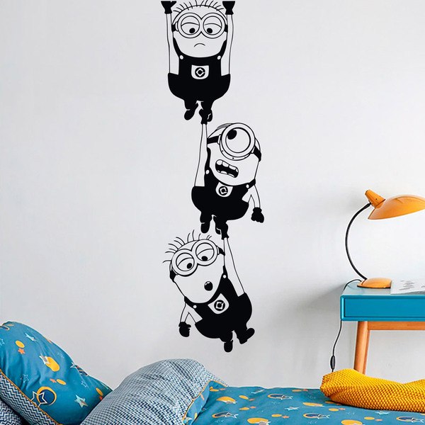 Wandtattoos: Minions hängen