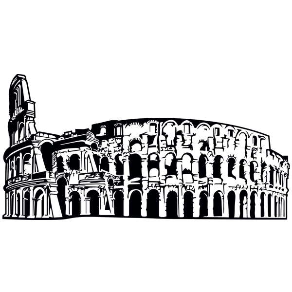 Wandtattoos: colosseo roma