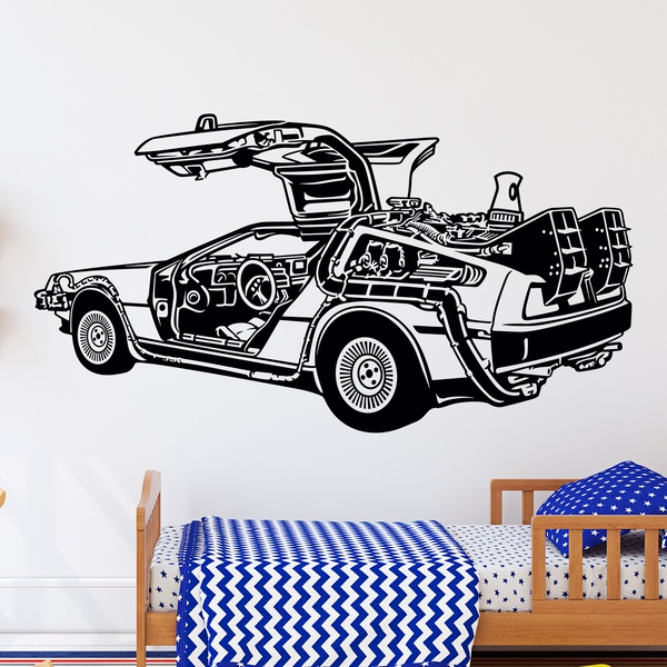 Wandtattoos: DeLorean