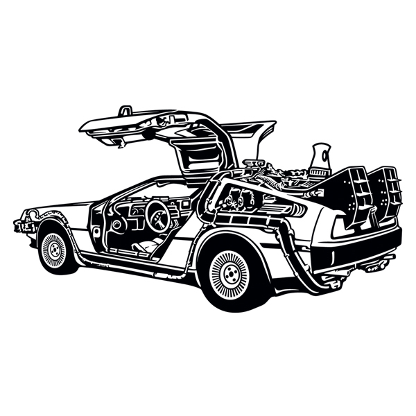 Wandtattoos: DeLorean