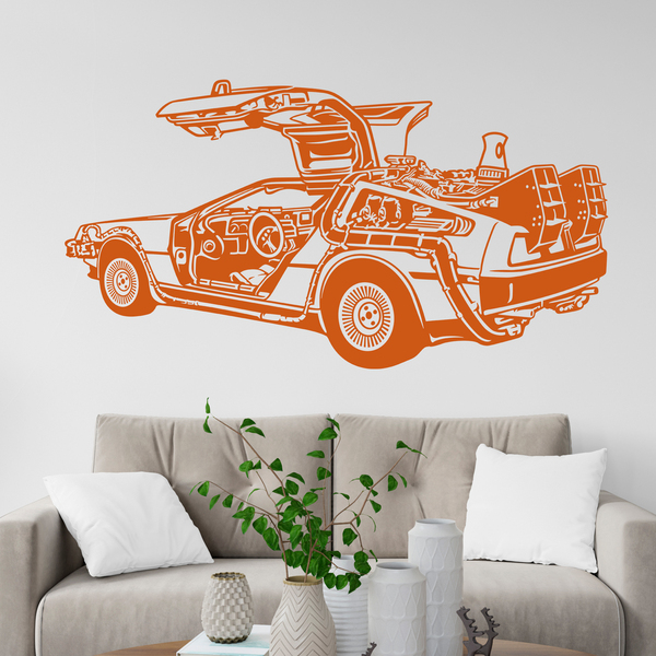 Wandtattoos: DeLorean