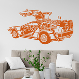 Wandtattoos: DeLorean 2