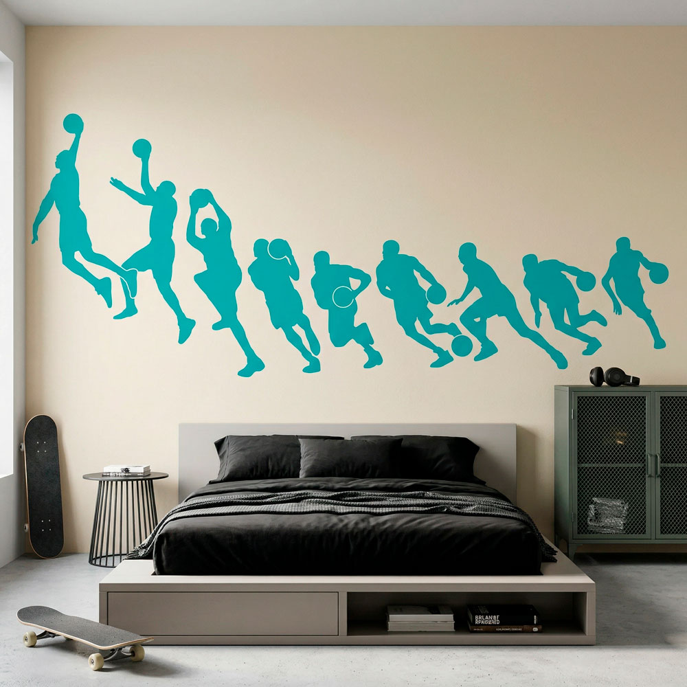 Basketball Michael Jordan Silhouetten 11