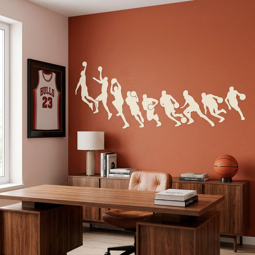 Basketball Michael Jordan Silhouetten 12