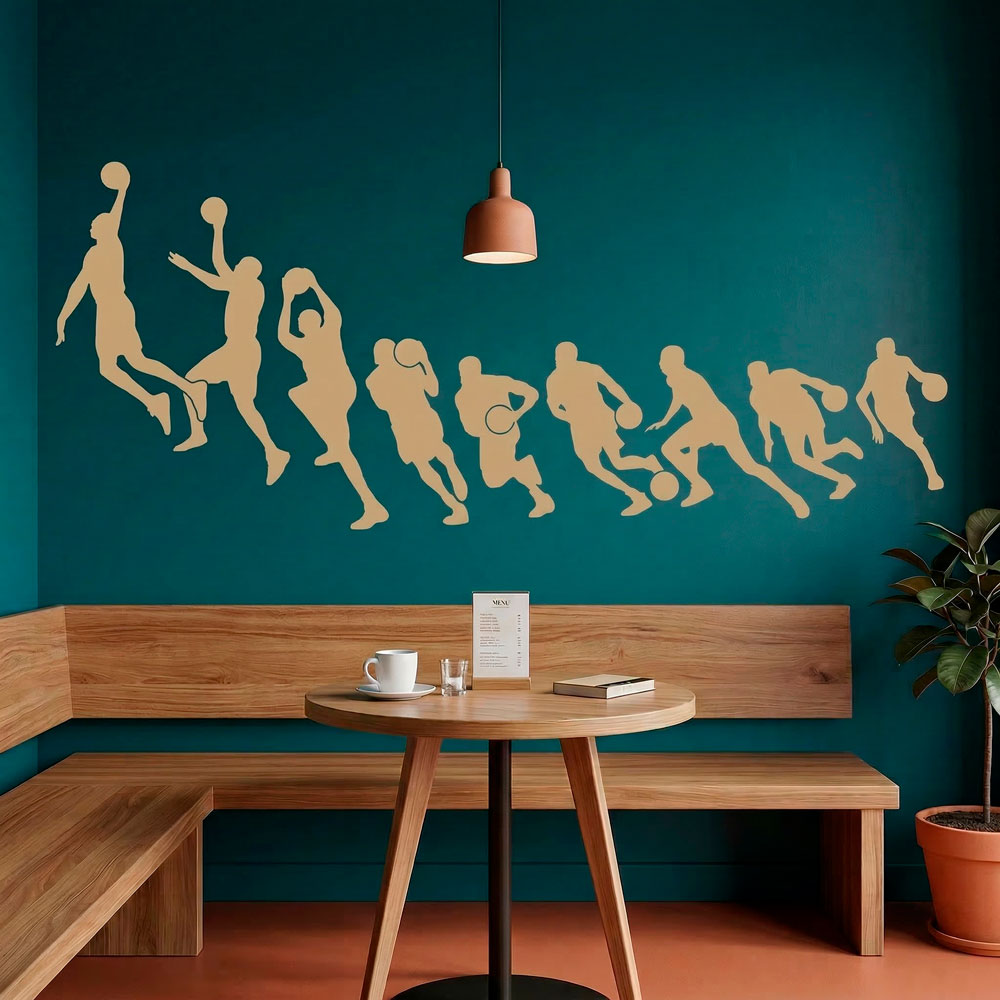 Basketball Michael Jordan Silhouetten 13