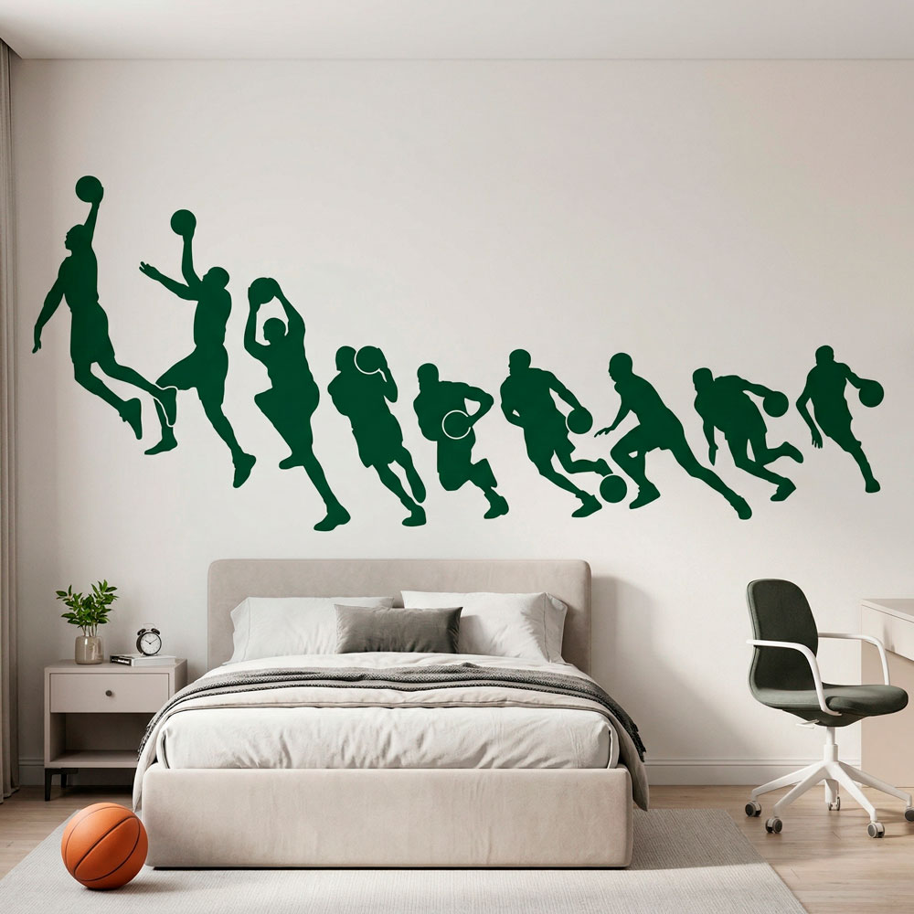Basketball Michael Jordan Silhouetten 16