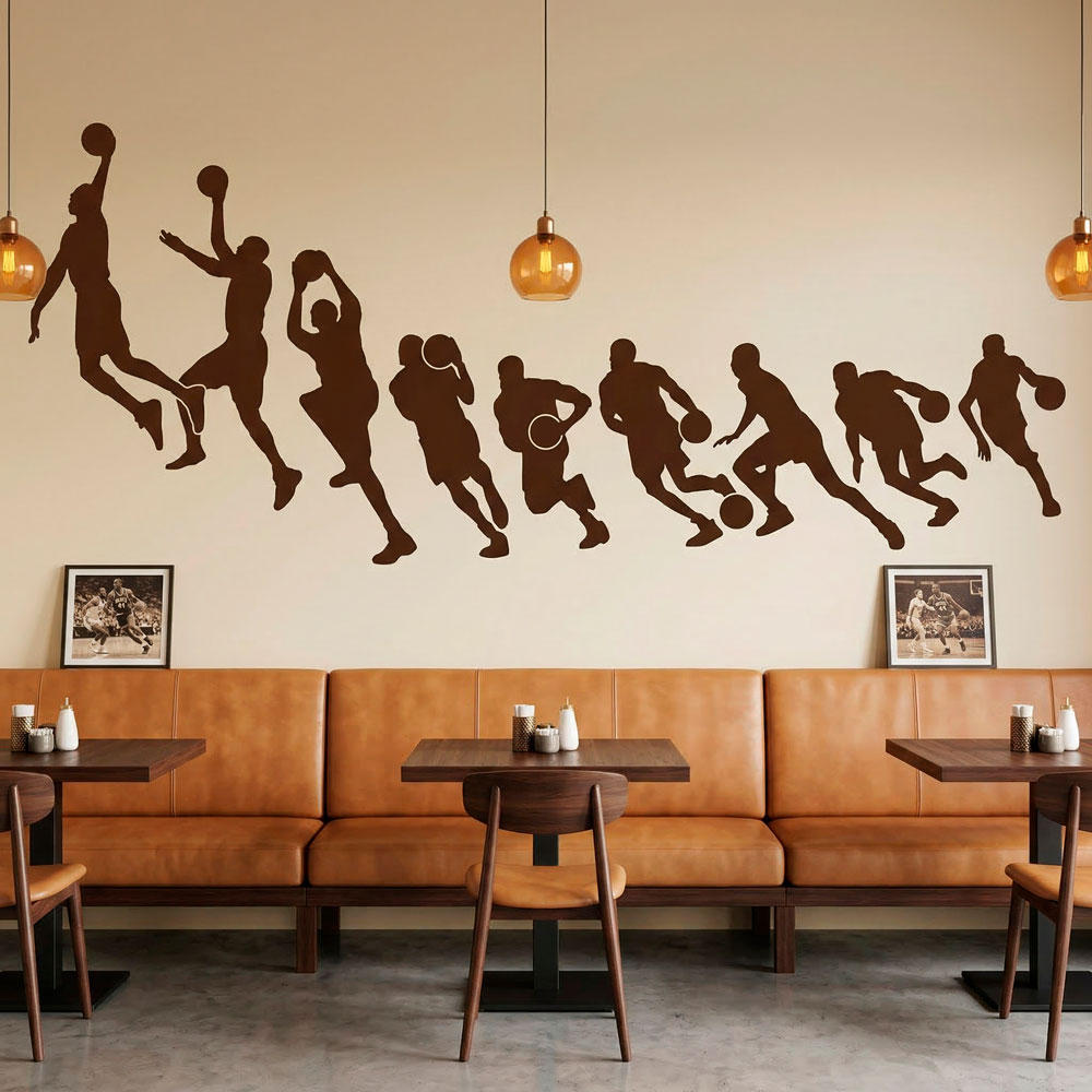 Basketball Michael Jordan Silhouetten 8