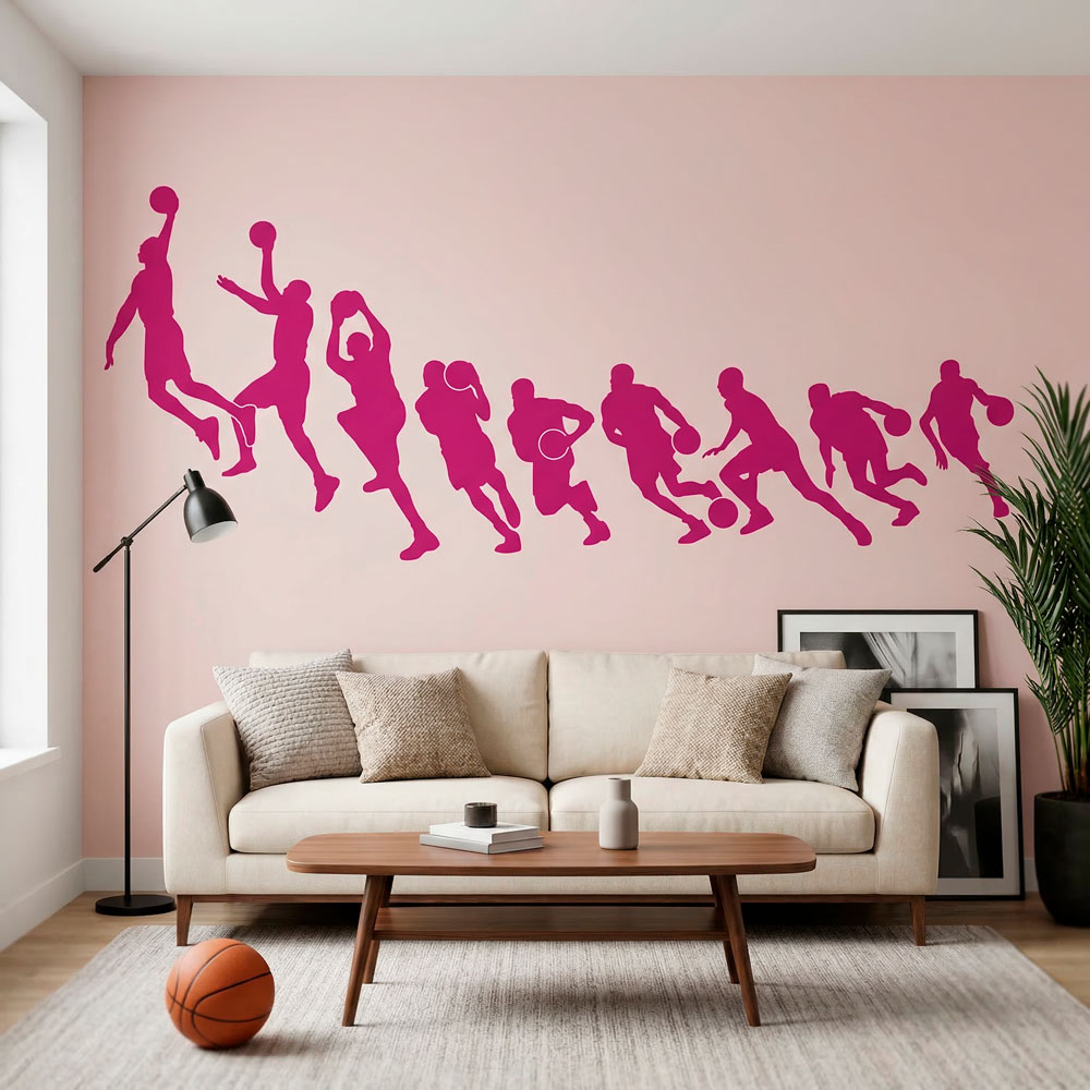 Basketball Michael Jordan Silhouetten 9