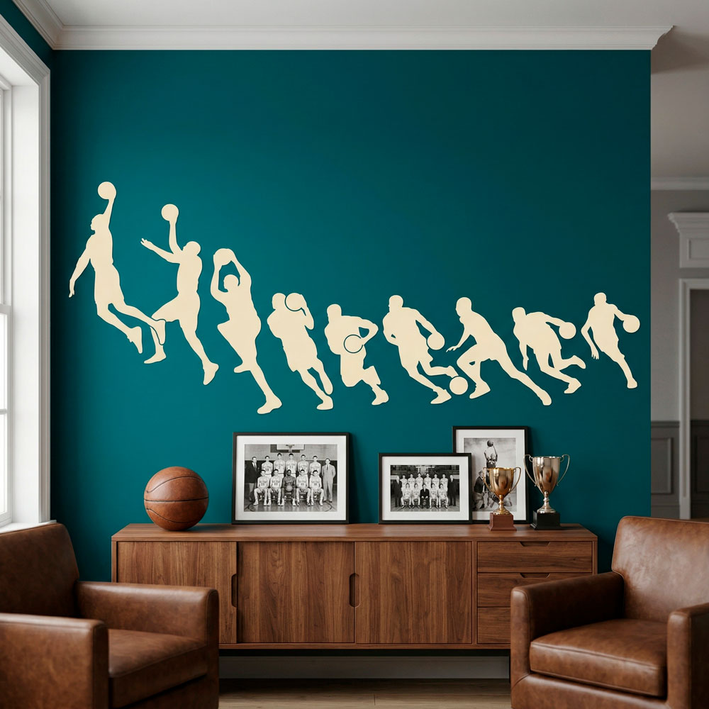 Basketball Michael Jordan Silhouetten 10