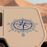 Wohnmobil aufkleber: Nautische Rose 2