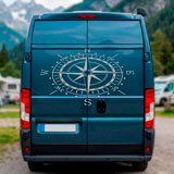 Wohnmobil aufkleber: Nautische Rose 6