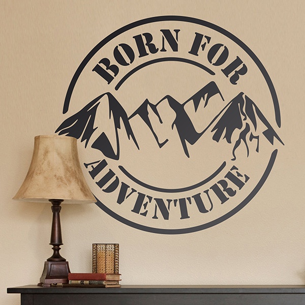 Wandtattoos: Born for Adventure