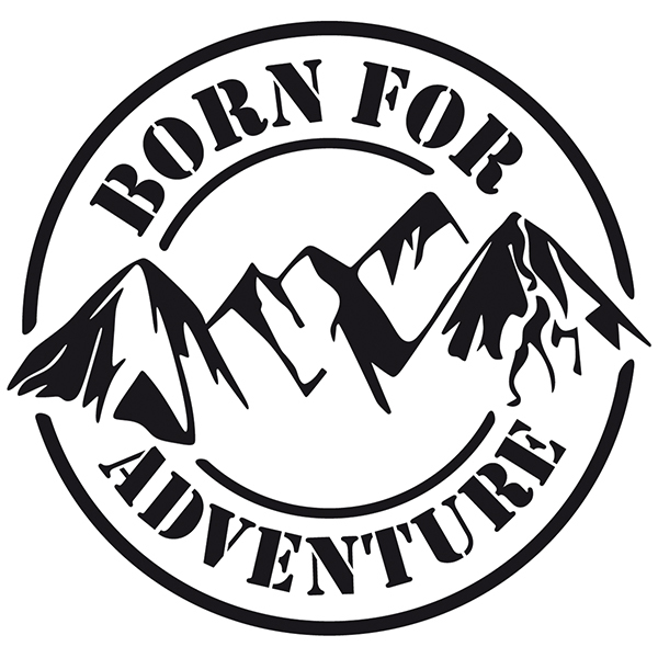 Wandtattoos: Born for Adventure