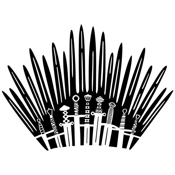 Wandtattoos: Iron Throne from Game of Thrones