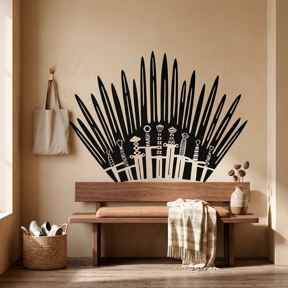 Wandtattoos: Iron Throne from Game of Thrones
