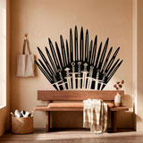 Wandtattoos: Iron Throne from Game of Thrones 2