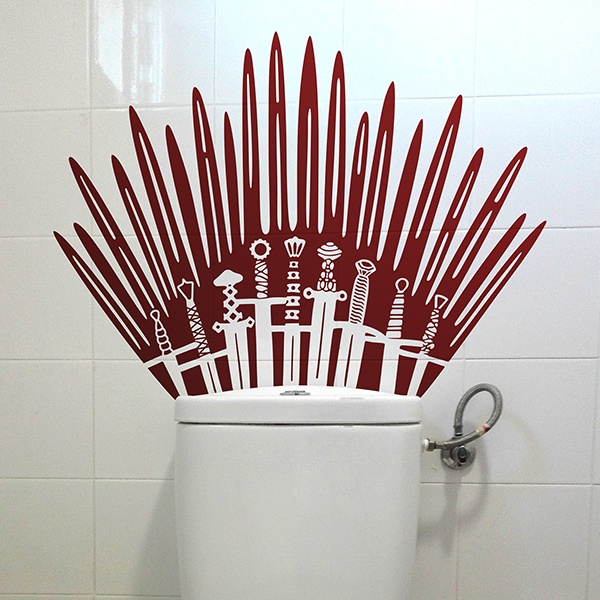Wandtattoos: Iron Throne from Game of Thrones