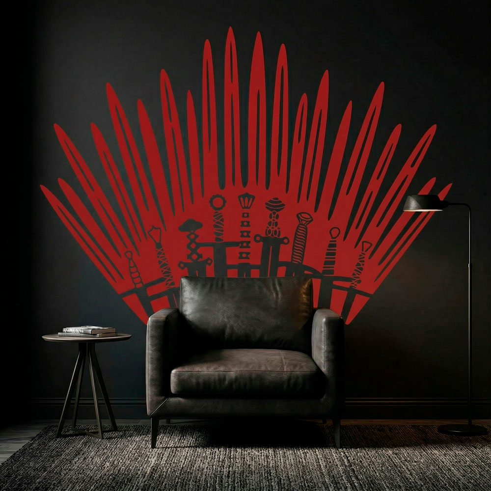 Wandtattoos: Iron Throne from Game of Thrones