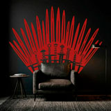 Wandtattoos: Iron Throne from Game of Thrones 5