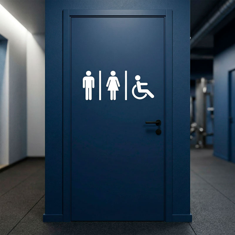 Sanit&auml;re WC-Symbole 2/9