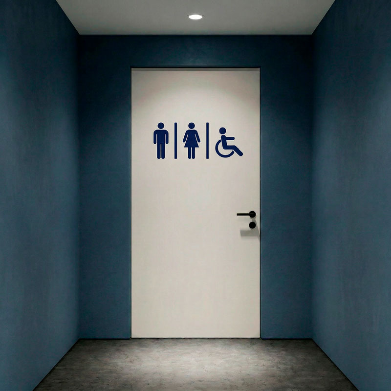 Sanit&auml;re WC-Symbole 3/9