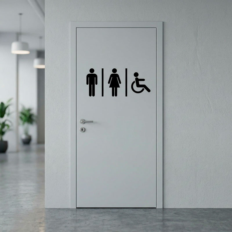 Sanit&auml;re WC-Symbole 6/9