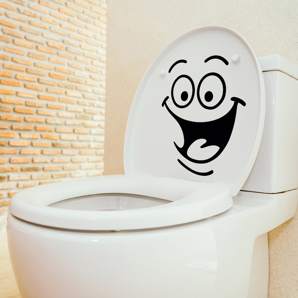 Wandtattoos: Lachen WC