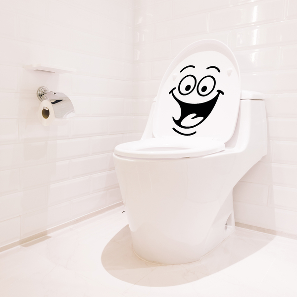 Wandtattoos: Lachen WC