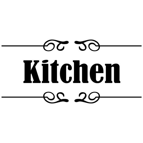 Wandtattoos: Beschilderung - Kitchen