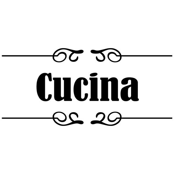 Wandtattoos: Beschilderung - Cucina