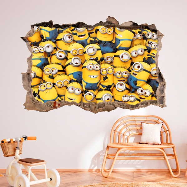 Wandtattoos: Loch Minions