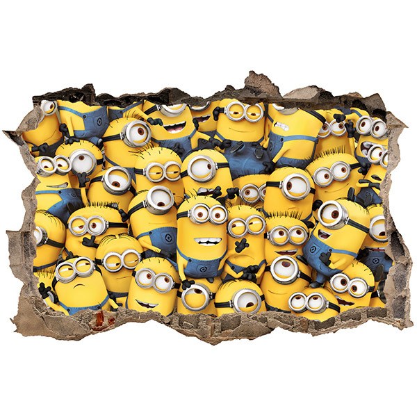 Wandtattoos: Loch Minions