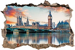 Wandtattoos: Loch London von der Themse 3