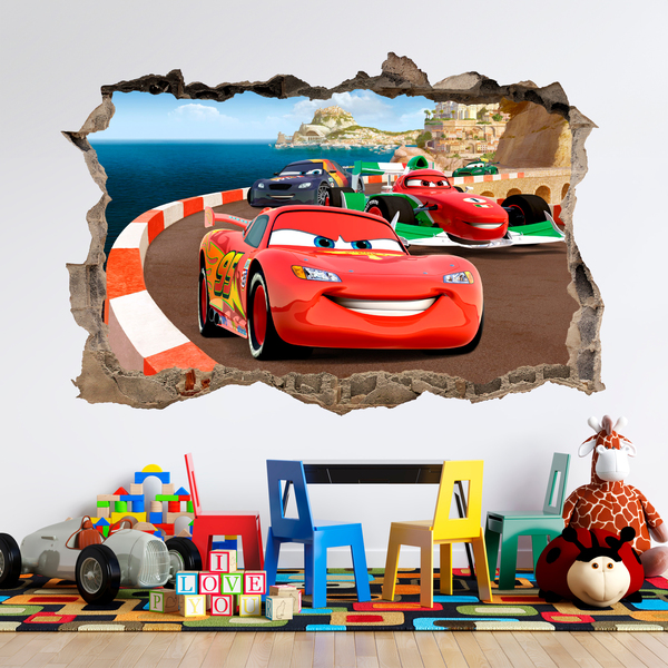 Disney Cars Mural Wallpaper