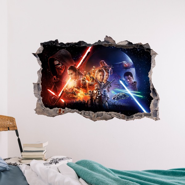 Wandtattoos: Loch Das Erwachen der Macht Star Wars