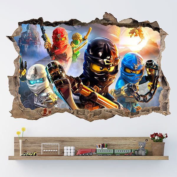 Wandtattoos: Loch Lego Ninjago