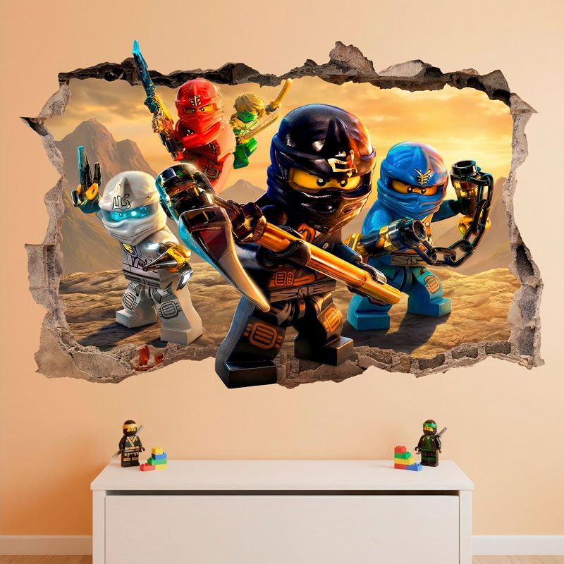 Wandtattoos: Loch Lego Ninjago