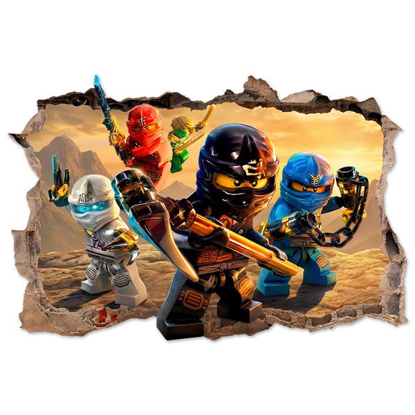 Wandtattoos: Loch Lego Ninjago