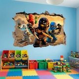 Wandtattoos: Loch Lego Ninjago 3