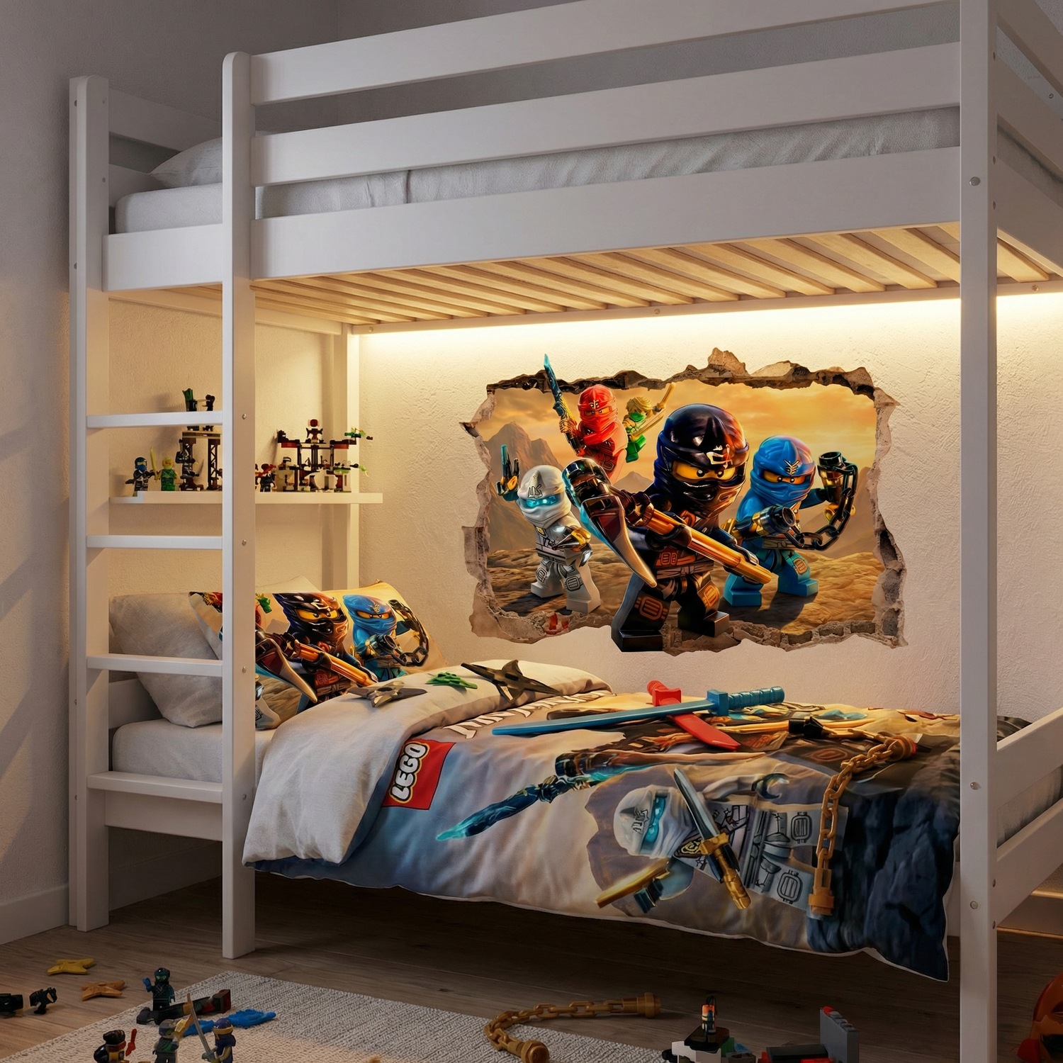 Wandtattoos: Loch Lego Ninjago