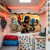 Wandtattoos: Loch Lego Ninjago 5