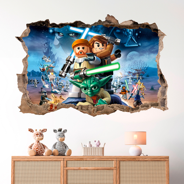 Wandtattoos: Lego, Star Wars Figuren