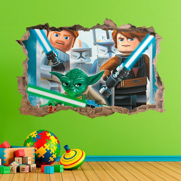 Wandtattoos: Lego, Star Wars Laserschwerter