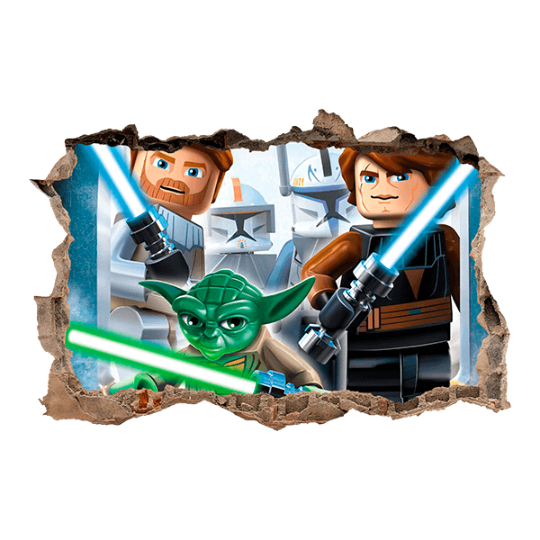 Wandtattoos: Lego, Star Wars Laserschwerter