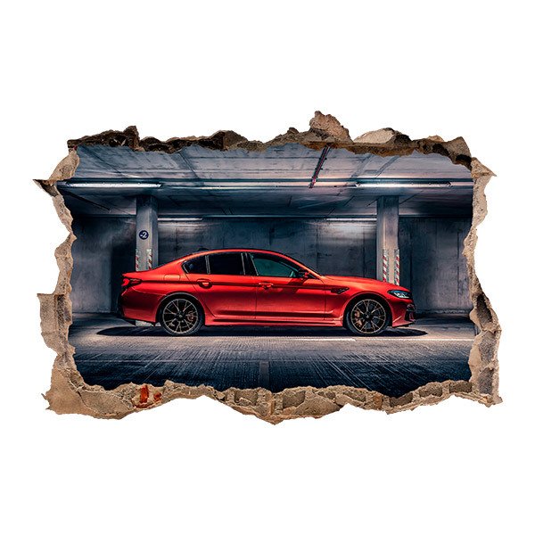 Wandtattoos: BMW in der Garage